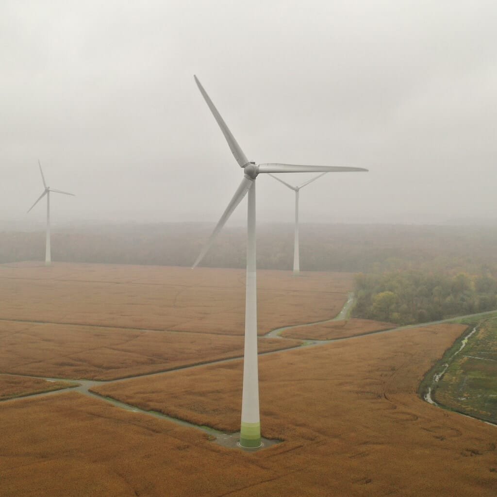 Exemple de photographie drone immobilier avec une prise de vue panoramique